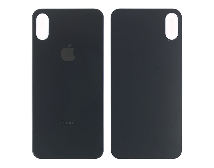 Задня панель корпуси для iPhone XS, Space Grey (Big Hole)