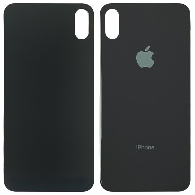 Задня панель корпуси для iPhone XS Max, Space Grey (Big Hole)