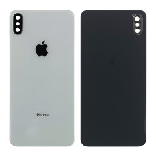 Задняя панель корпуса для iPhone XS Max, белая со стеклом камеры