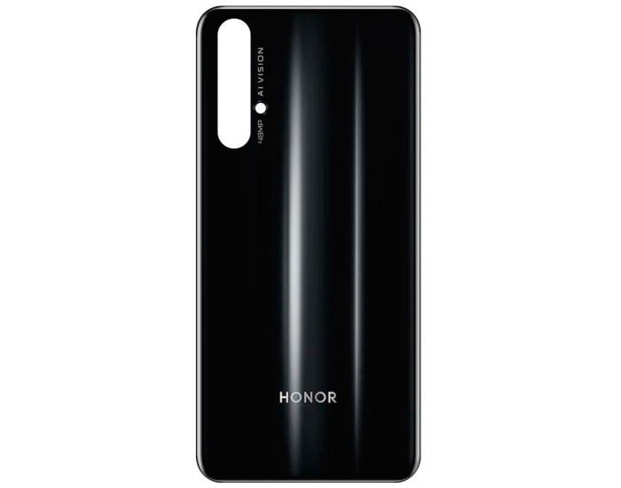Задняя панель корпуса Honor 20, черная, Midnight Black