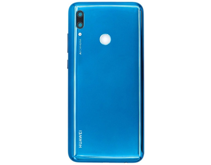 Задняя панель корпуса для Huawei P Smart Plus (2019) синяя, оригинал