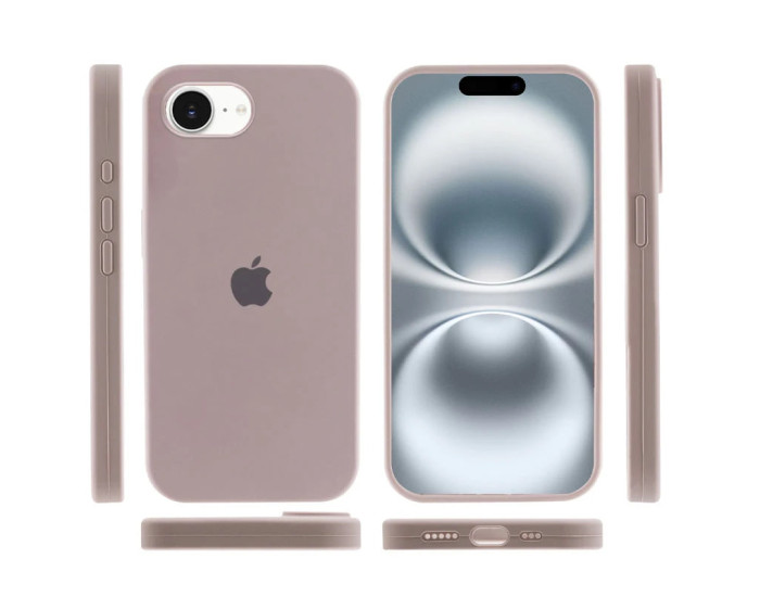 Чехол-силикон оригинал Full Soft Matte iPhone 16e /17e (Розовый / Lavender)