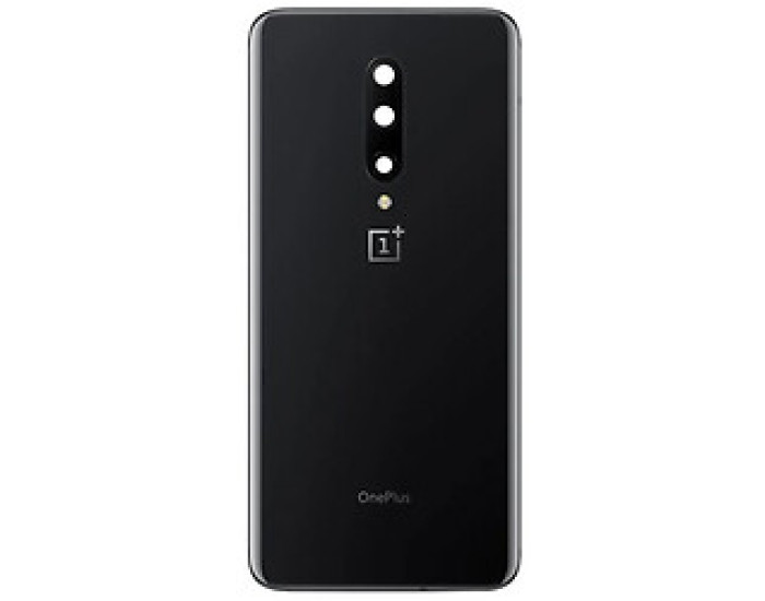 Задняя крышка для OnePlus 7 Pro, серая со стеклом камеры