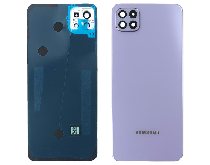 Задняя крышка для Samsung A226B Galaxy A22 5G, фиолетовый со стеклом камеры