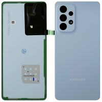 Задняя крышка для Samsung A536F Galaxy A53 5G, голубой со стеклом камеры, оригинал