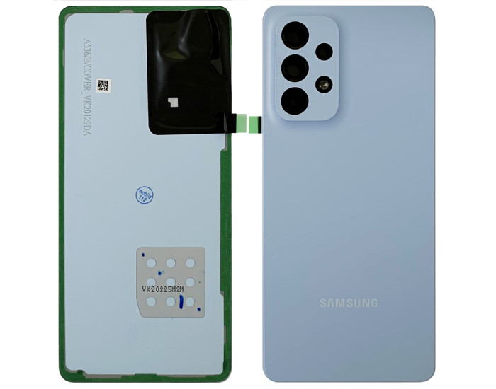 Задняя крышка для Samsung A536F Galaxy A53 5G, голубой со стеклом камеры, оригинал