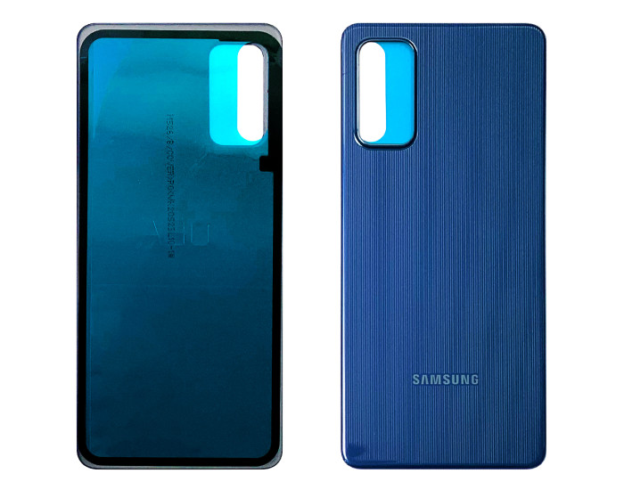 Задняя крышка для Samsung M526 Galaxy M52 5G, синяя, Ice Blue оригинал