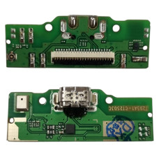 Шлейф Samsung T295 Galaxy Tab A8 2019 LTE, конектора зарядки, мікрофона, з компонентами