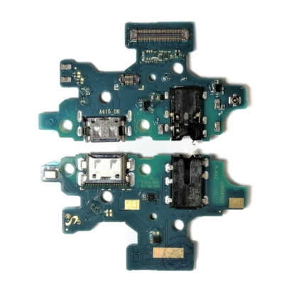 Шлейф для Samsung A415F, A41, мікрофона, конектора навушників, конектора зарядки оригінал