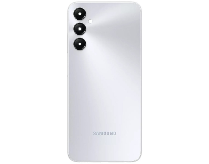 Задняя крышка корпуса для Samsung A057 Galaxy A05s, со стеклом камеры, Silver