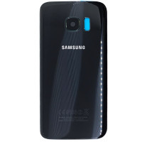 Задня кришка корпуси для Samsung G930F Galaxy S7, чорна з склом камери