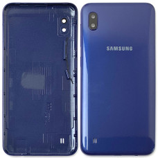 Задняя крышка корпуса для Samsung A105 Galaxy A10 2019, со стеклом камеры, Blue