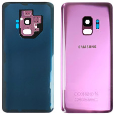 Задняя крышка корпуса для Samsung G960F Galaxy S9, фиолетовая (lilac purple) со стеклом камеры