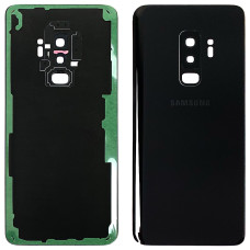 Задняя крышка корпуса для Samsung G965F Galaxy S9 Plus, черная со стеком камеры