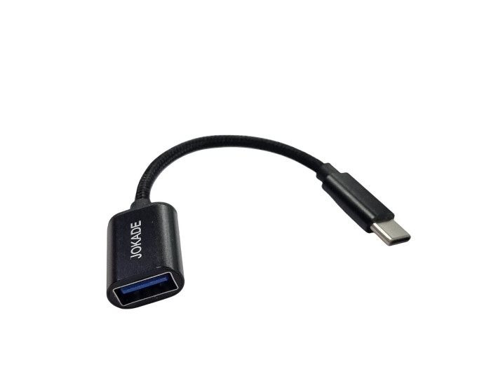 Переходник OTG USB to Type-C Jokade JC026 GAOLI (3.0/13см) черный