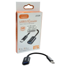 Переходник OTG USB to Type-C Jokade JC026 GAOLI (3.0/13см) черный