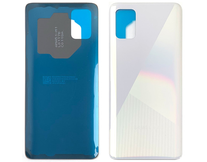 Задняя панель корпуса для Samsung A515F Galaxy A51 - 2020, белая, оригинал