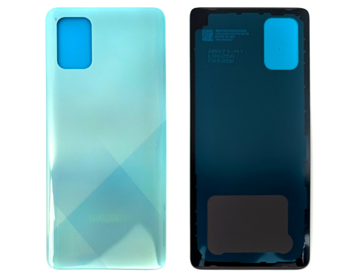 Задняя панель корпуса для Samsung A715F Galaxy A71 - 2020, голубая, оригинал