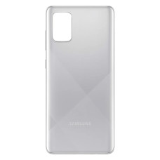 Задняя панель корпуса для Samsung A715F Galaxy A71 - 2020, серебристая