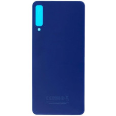 Задняя панель корпуса для Samsung A750 Galaxy A7 - 2018, голубая, оригинал