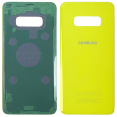 Задняя панель корпуса для Samsung G970 Galaxy S10e, желтая оригинал