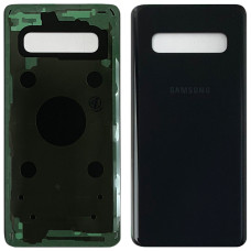 Задняя панель корпуса для Samsung G973 Galaxy S10, черная оригинал