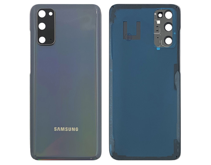 Задняя панель корпуса для Samsung G980 Galaxy S20, со стеклом камеры, Cosmic Grey