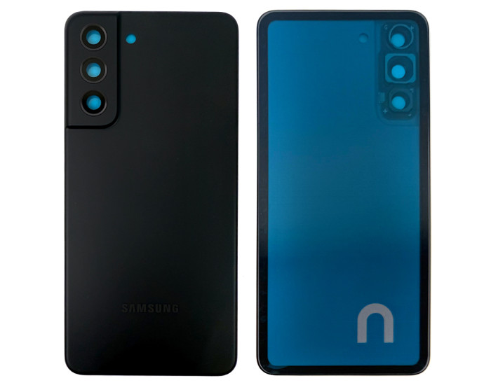 Задняя панель корпуса для Samsung G990 Galaxy S21 FE 5G, Graphite со стеклом камеры, оригинал