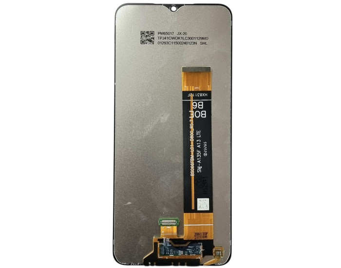 Дисплей с сенсорным экраном (модуль) Samsung A135 /A137 /A236 /M135 /M236 /M336, черный с рамкой, оригинал, сервисная упаковка GH82-29133A