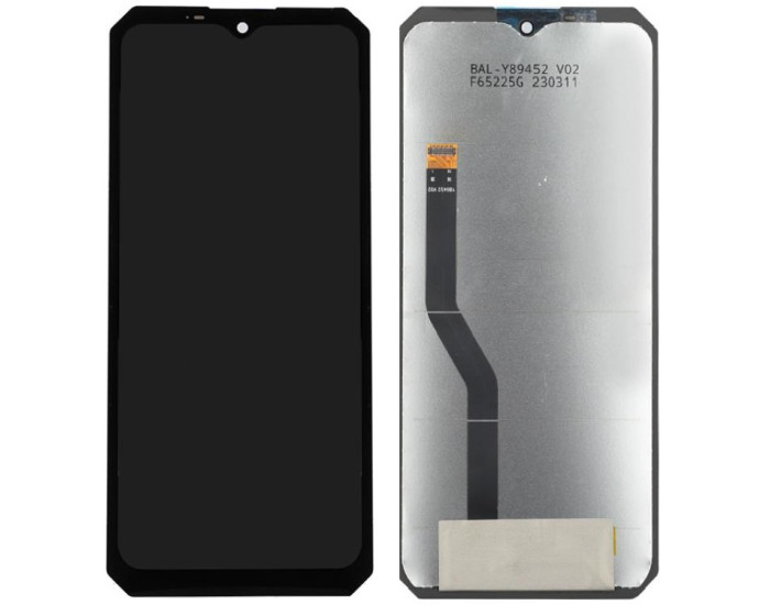 Дисплей с сенсорным экраном (модуль) Oukitel WP23 /WP28 /WP36, черный, High Copy, F653327VA / FPC-Y90071 V01, 