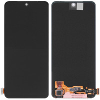 Дисплей з сенсорним екраном (модуль) Xiaomi Redmi Note 11S /Poco M4 Pro 4G, чорний з рамкою, переклеювання