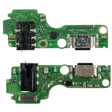 Шлейф для Tecno Spark 30C, конектора зарядки, мікрофона з компонентами