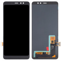 Дисплей з сенсорним екраном (модуль) Samsung A730 Galaxy A8 Plus (2018) чорний, OLED