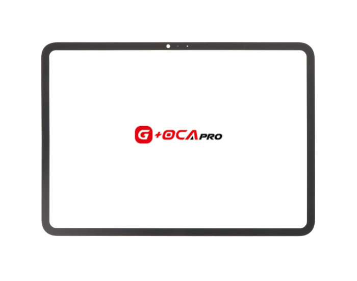 Стекло фронтальное с OCA-пленкой iPad Pro 11 2024, черное оригинал G+OCA PRo