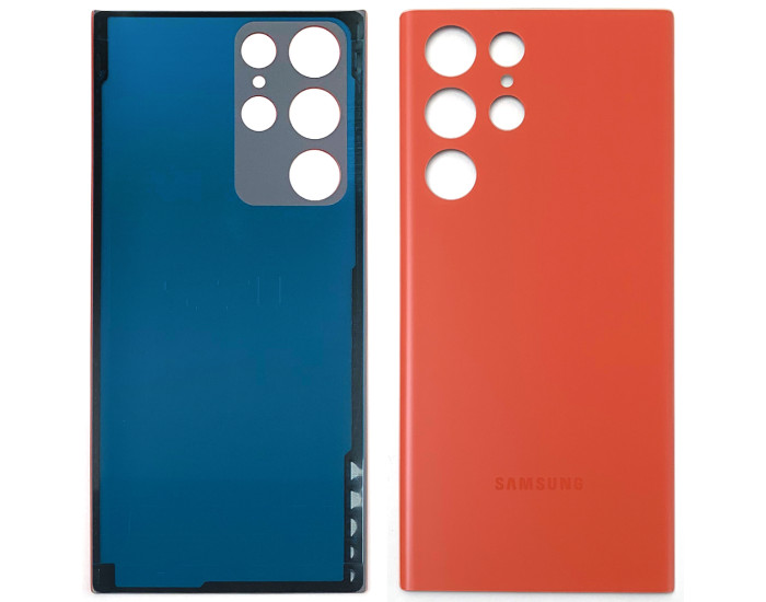Задняя панель корпуса для Samsung S908B Galaxy S22 Ultra 5G, Orang Cooper оригинал