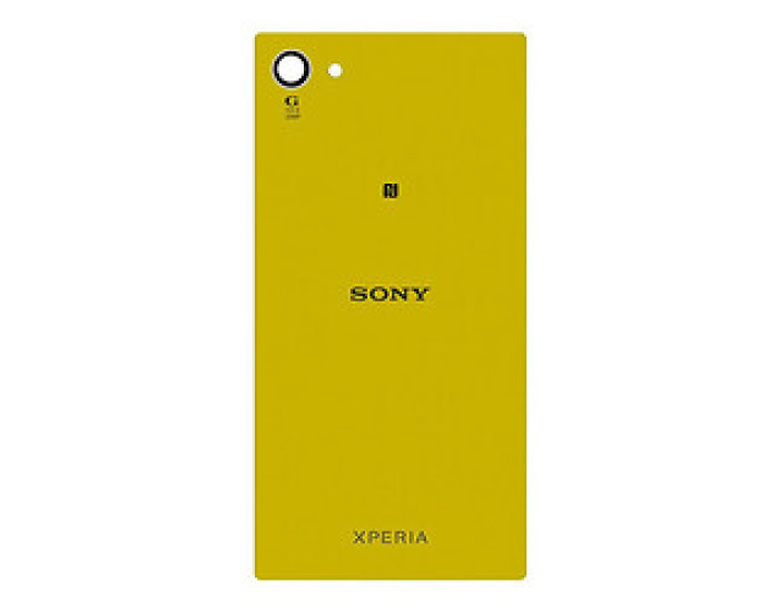 Задня панель корпуси для Sony E5803 Xperia Z5 Compact Mini, E5823 Xperia Z5 Compact, жовта