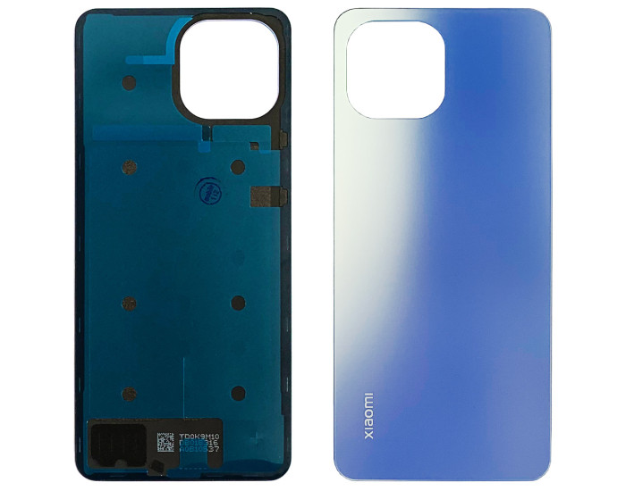 Задня кришка для Xiaomi Mi 11 Lite 4G /Mi 11 Lite 5G /11 Lite 5G NE, (Jazz Blue/синий)