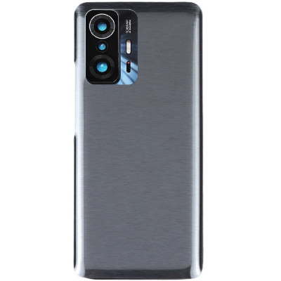 Задня кришка для Xiaomi Mi 11T /11T Pro сіра, (Meteorite Gray) з склом камери