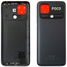 Задняя крышка для Xiaomi Poco C40, черная оригинал