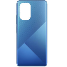 Задняя крышка для Xiaomi Poco F3 /Redmi K40, синяя с лого Redmi