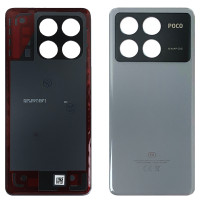 Задняя крышка для Xiaomi Poco X6 Pro, серый оригинал