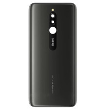 Задня кришка для Xiaomi Redmi 8, чорна з склом камери