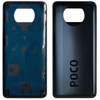Задняя крышка для Xiaomi Poco X3, серая