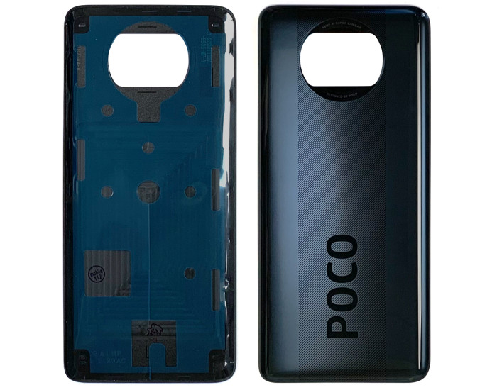Задняя крышка для Xiaomi Poco X3, серая
