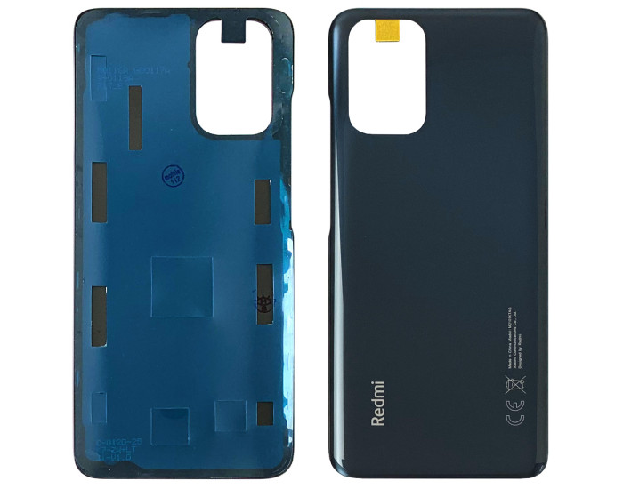 Задняя крышка для Xiaomi Redmi Note 10 4G /Redmi Note 10S (Черная / Onyx Gray)