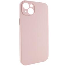 Чехол-силикон оригинал Full Camera Soft Matte iPhone 13 (Розовый / Light pink)