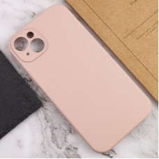 Чехол-силикон оригинал Full Camera Soft Matte iPhone 13 (Розовый / Light pink)