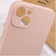 Чехол-силикон оригинал Full Camera Soft Matte iPhone 13 (Розовый / Light pink)
