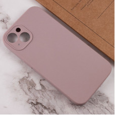 Чехол-силикон оригинал Full Camera Soft Matte iPhone 13 (Серый / Dark Gray)