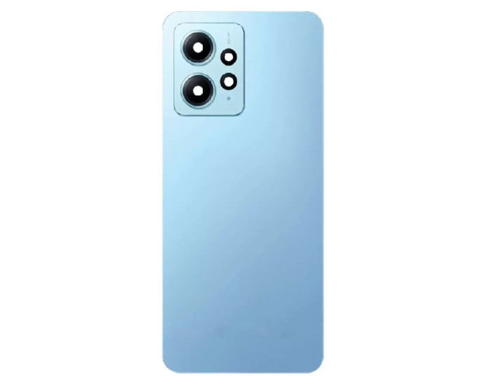 Задняя крышка для Xiaomi Redmi Note 12 4G, Ice Blue со стеклом камеры, оригинал
